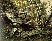 Asher Brown Durand Study from Rocks and Trees oil painting on canvas